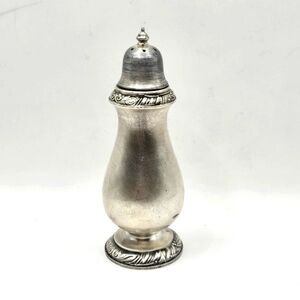 Vintage Beautiful Henley Community Silver Plate Salt Shaker 5" H Replacement